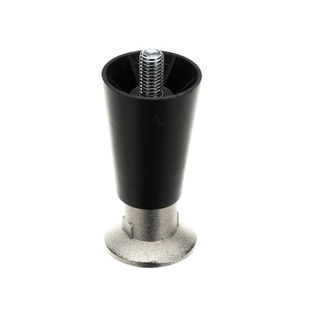 Continental Refrigeration Legs, 4 Black 1/2 X 13 Std. (Wgt Capacity 2000 Lb 50206